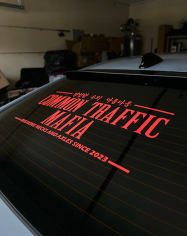 “Beauty In The Ordinary” Rear Windshield Banner