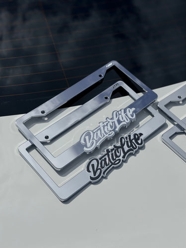 “Static Versus Batic” CTM License Plate Frame