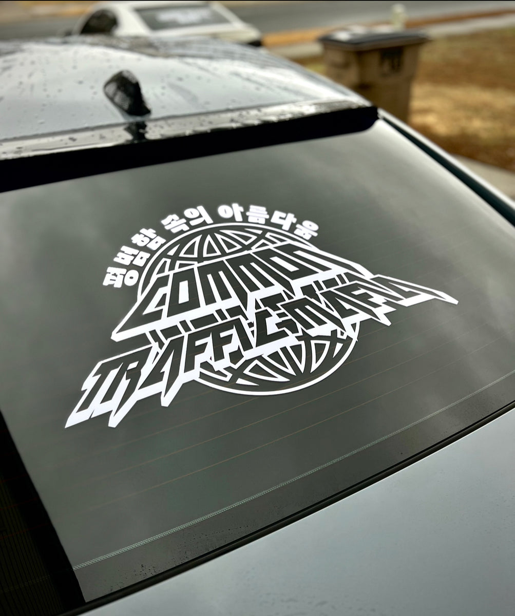 “Global” CTM Rear Windshield Banner Common Traffic Mafia