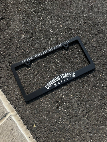 “Common Traffic Mafia” License Plate Frame